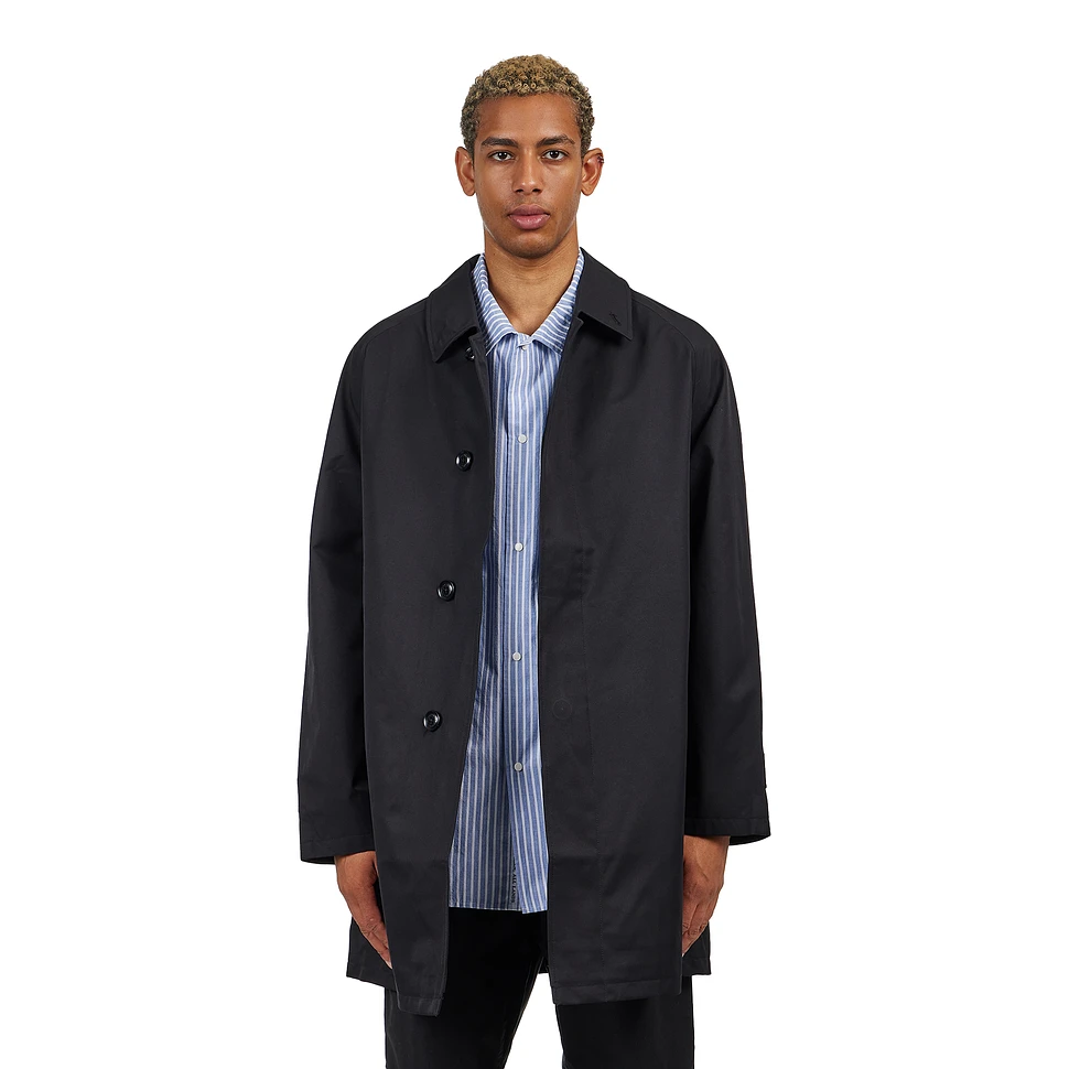 nanamica - 2L Gore-Tex Soutien Collar Coat (Black) | HHV