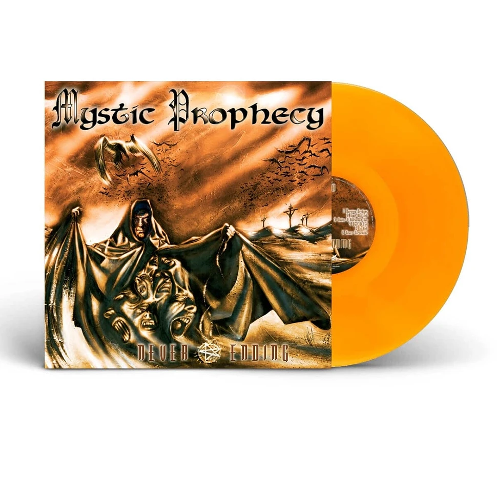 Mystic Prophecy - Never Ending Limited Transparent Orange Vinyl Edition