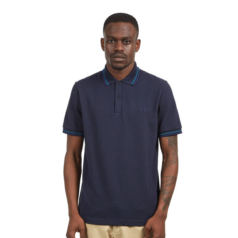 Fred Perry - Twin Tipped Fred Perry Polo Shirt (Made in England) (Maroon) |  HHV