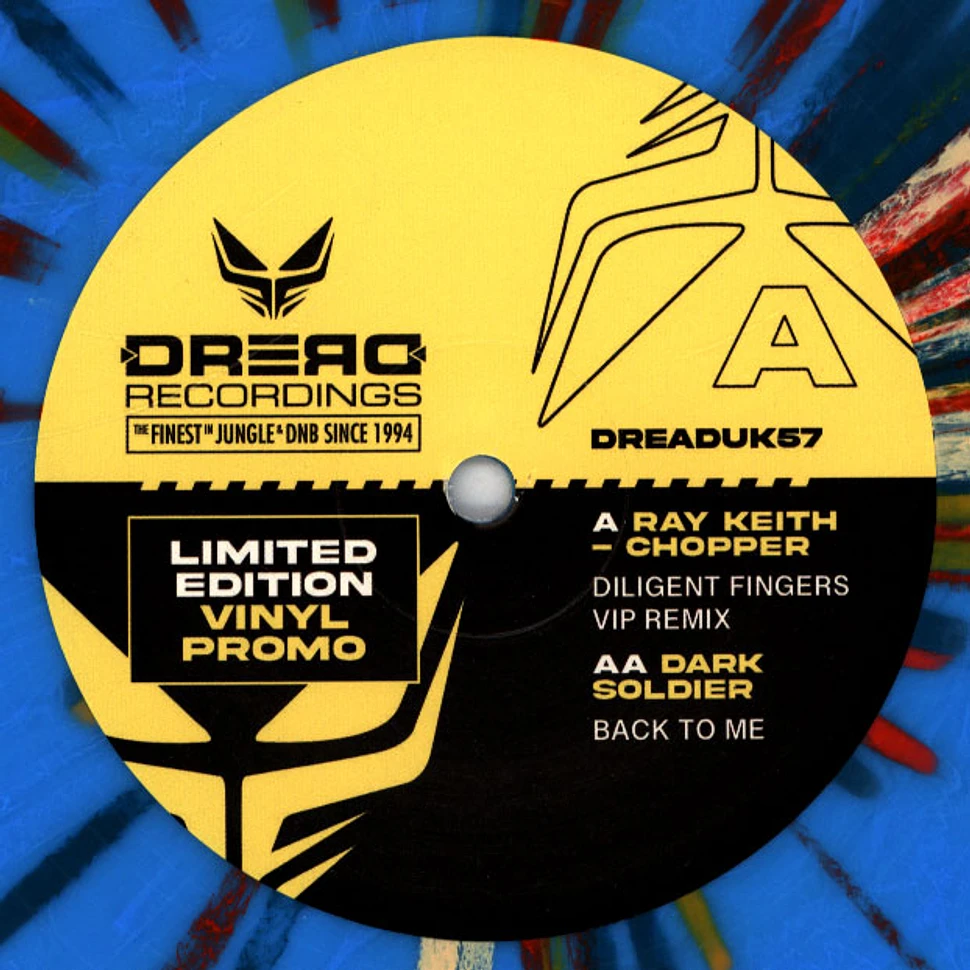 Ray Keith / Dark Soldier - Chopper (Diligent Fingers Vip Remix) / Back To Me