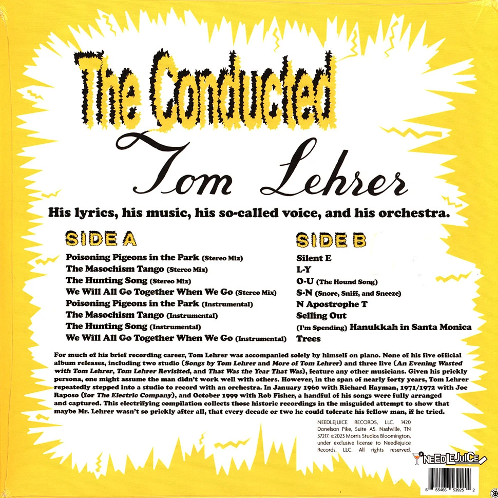 Tom Lehrer - The Conducted Tom Lehrer Beige W/ Splatter Vinyl Edition