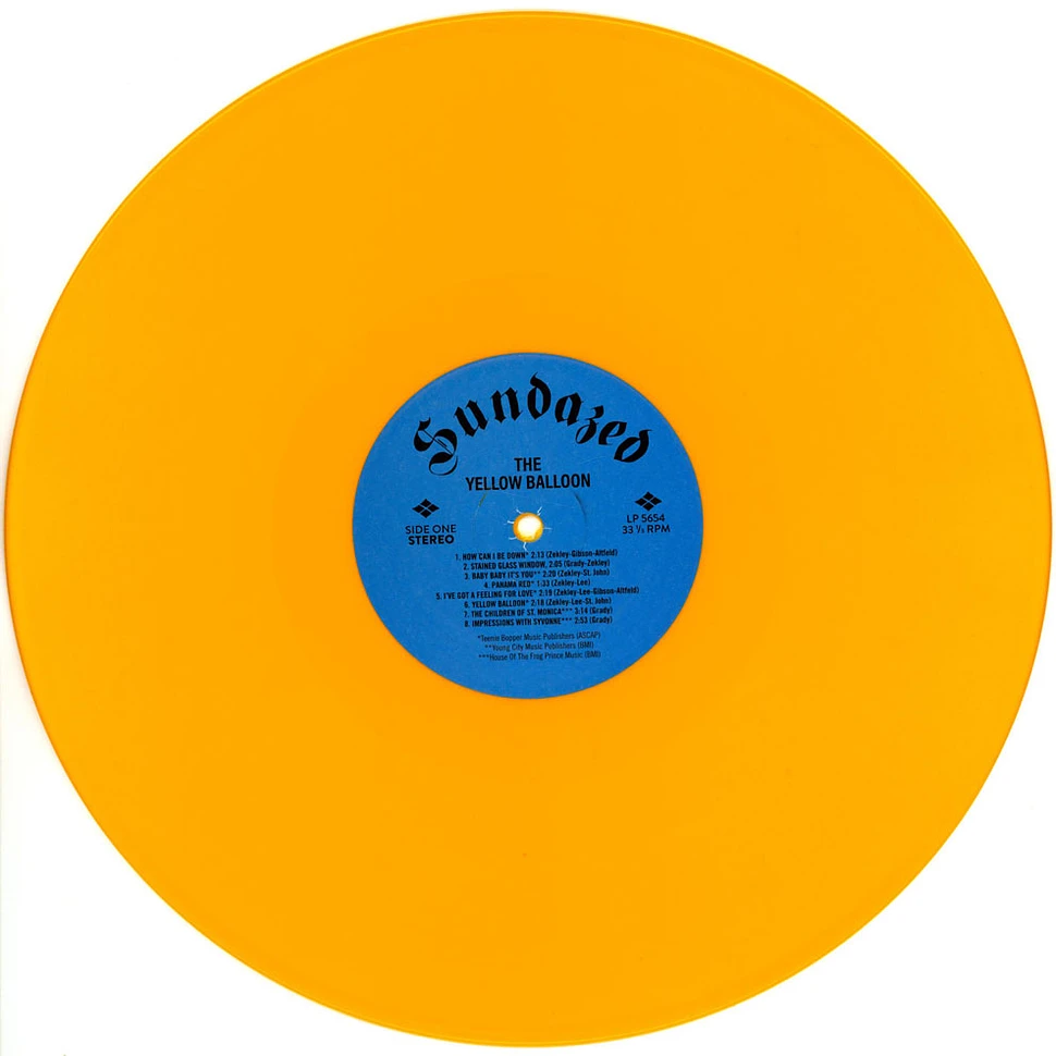 Yellow Balloon - Yellow Balloon Colored Vinyl Edition Ylw