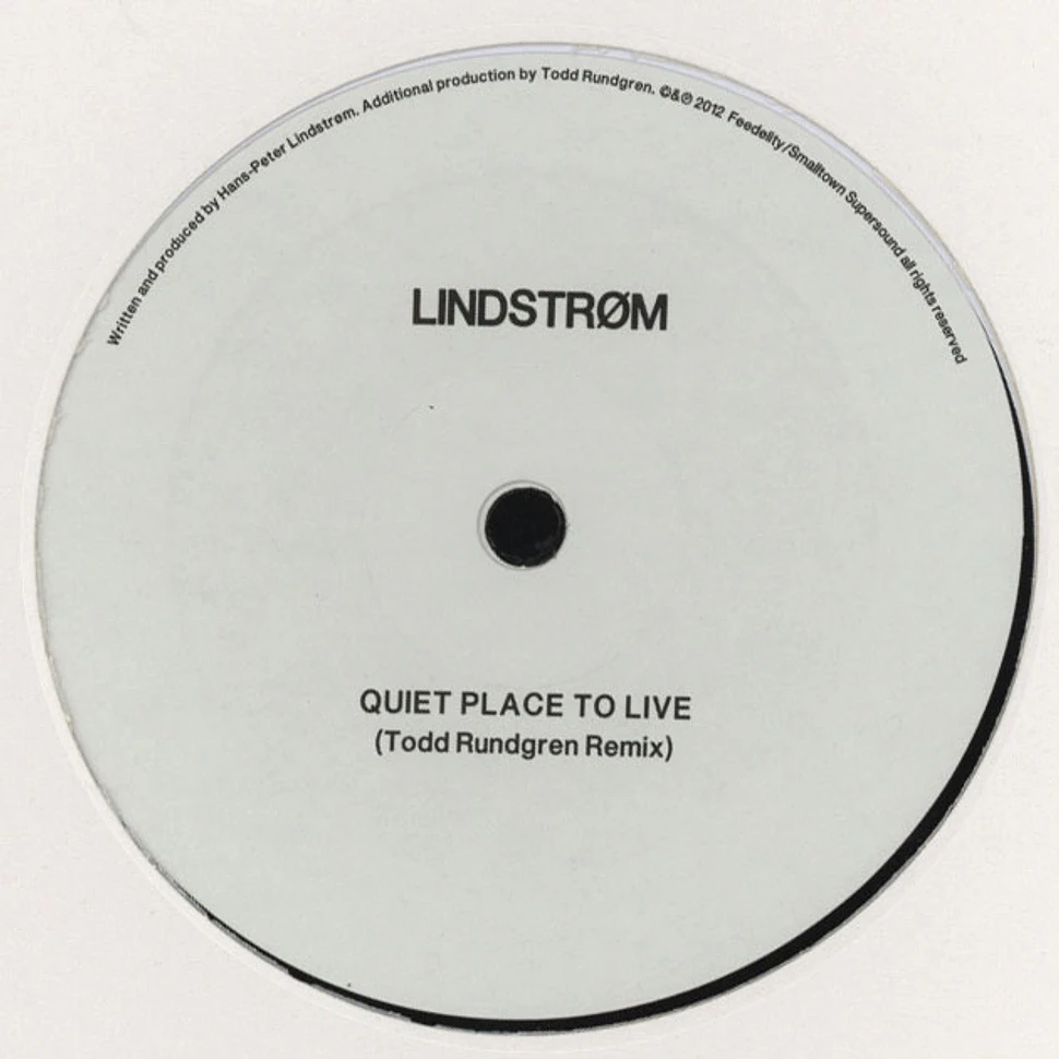 Lindstrøm - Quiet Place To Live