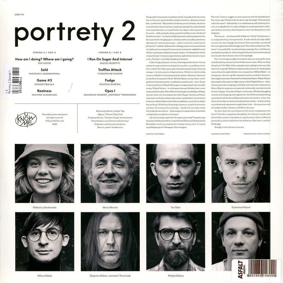 V.A. - Portrety 2 Colored Vinyl Edition