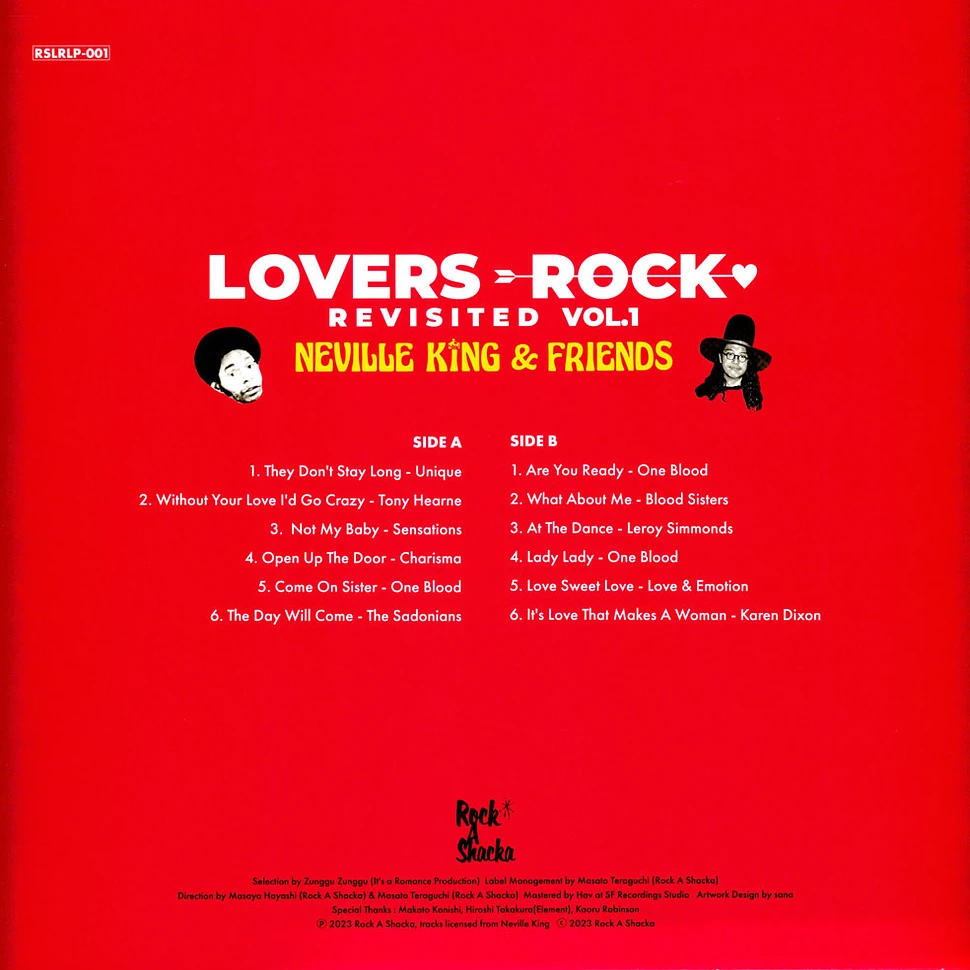 Neville King & Friends - Lovers Rock Revisited Volume 1