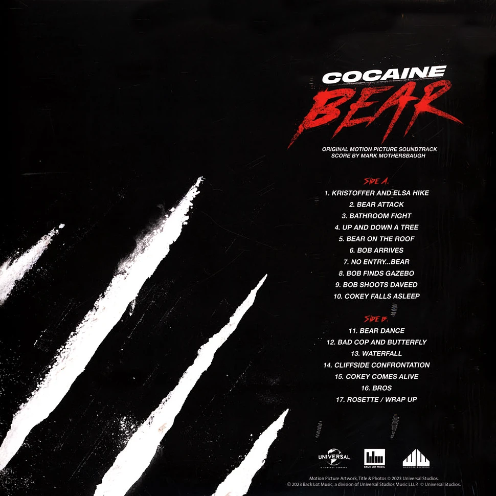Mark Mothersbaugh - OST Cocaine Bear Cocaine & Crystal Clear Vinyl Edition