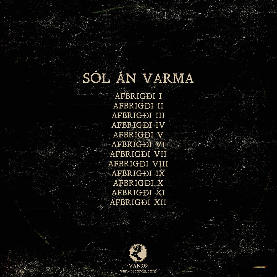 Sol An Varma - Sol An Varma Gold Vinyl Edition