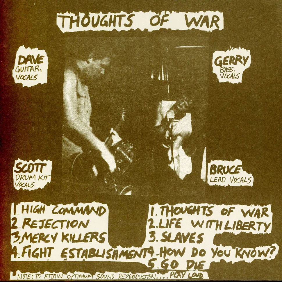 Rejectors - Thoughts Of War