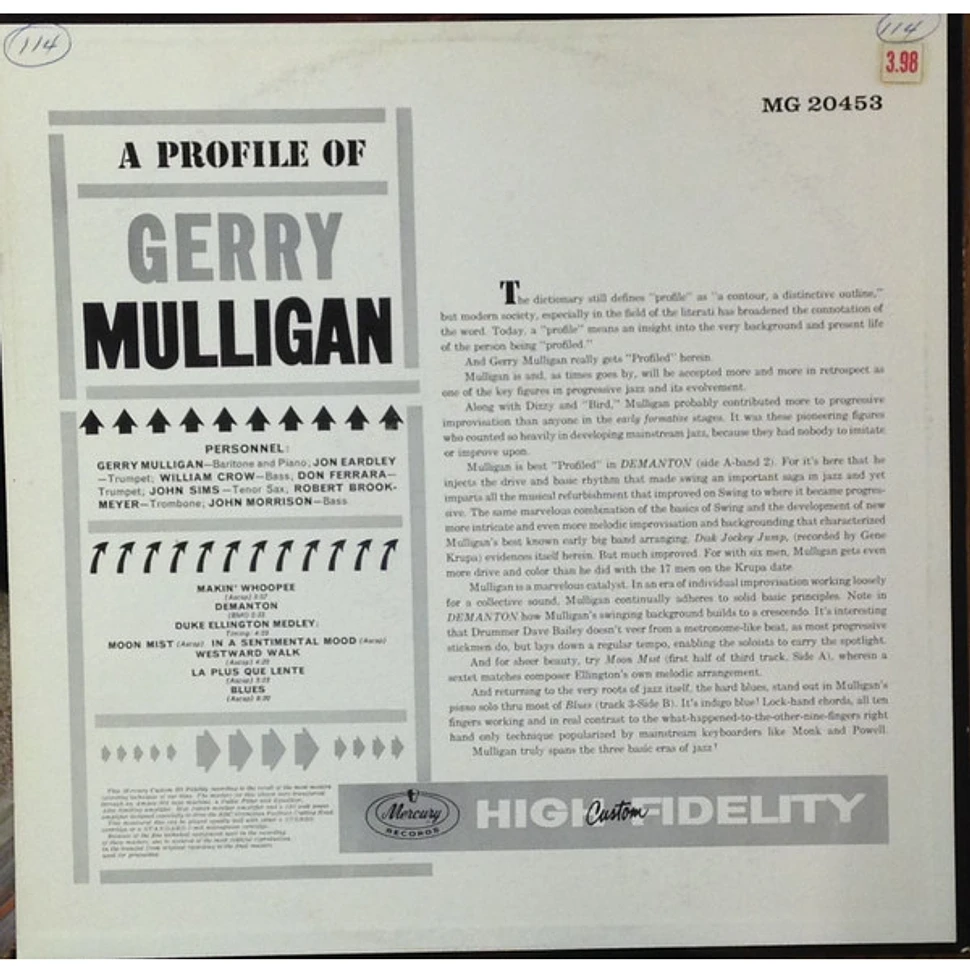 Gerry Mulligan - A Profile Of Gerry Mulligan