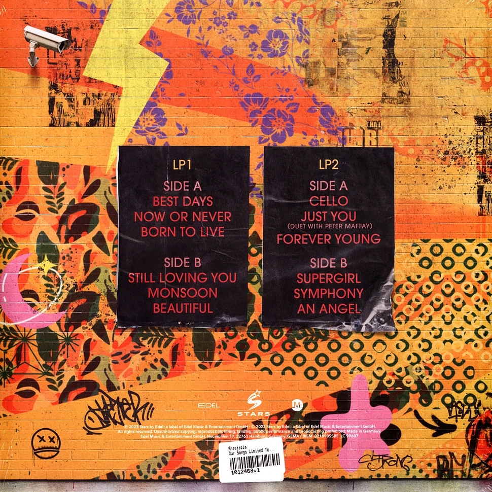 Anastacia - Our Songs Limited Yellow / Orange Vinyl Edition inklusive Duett mit Peter Maffay