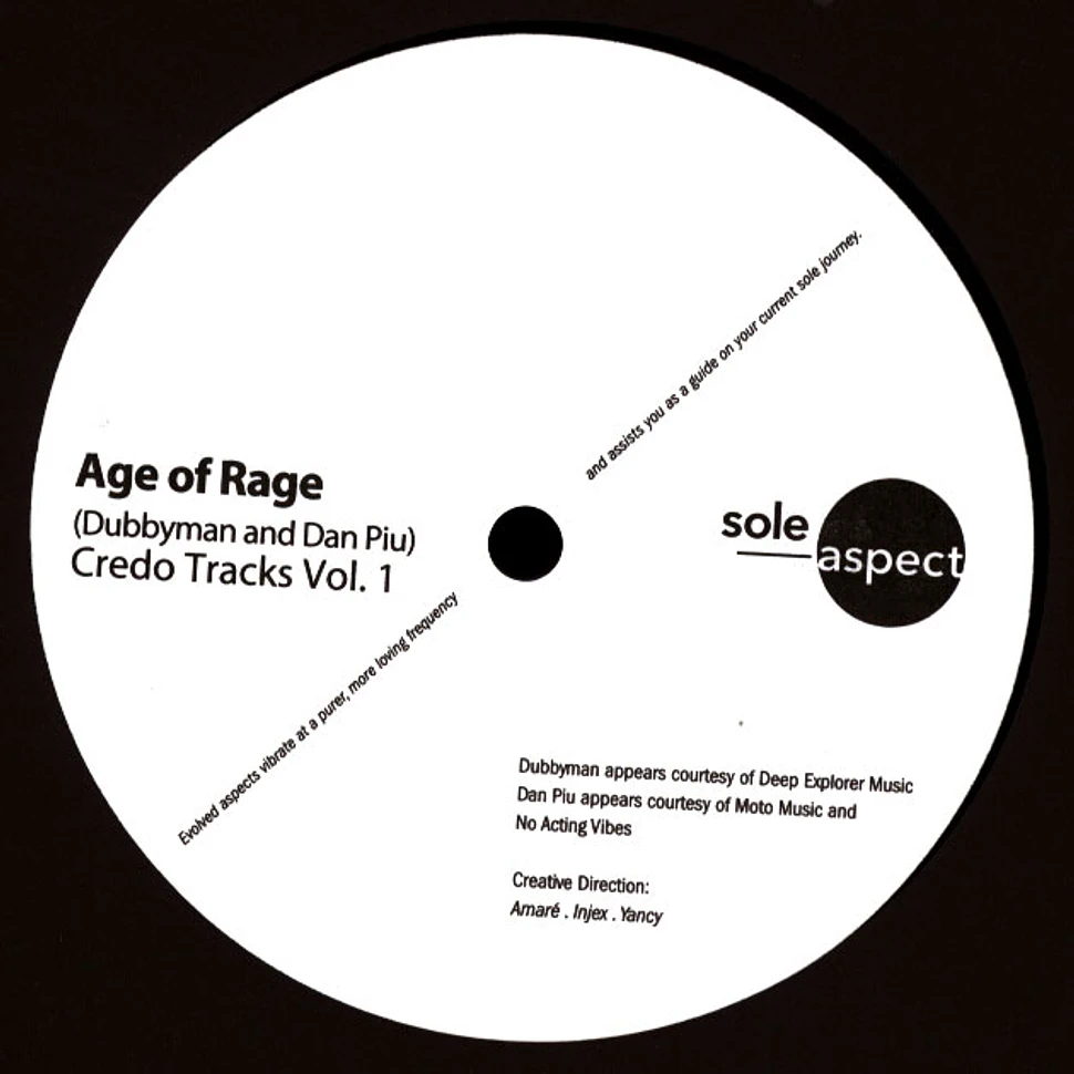 Age Of Rage - Credo Tracks Vol 1 EP