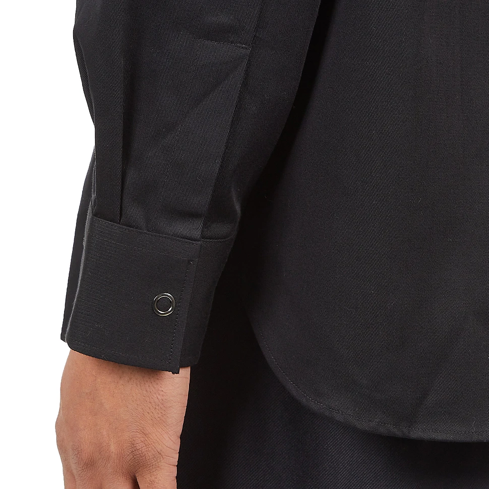 Norse Projects - Ulrik Gabardine Zipped Overshirt (Black) | HHV