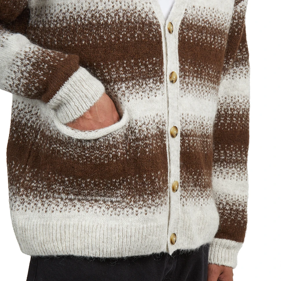 Pop Trading Company - Striped Knitted Cardigan