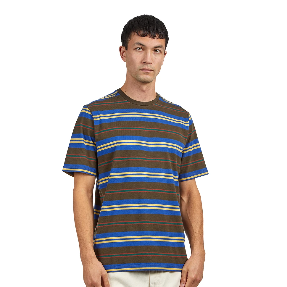 Pop Trading Company - Striped Logo T-Shirt