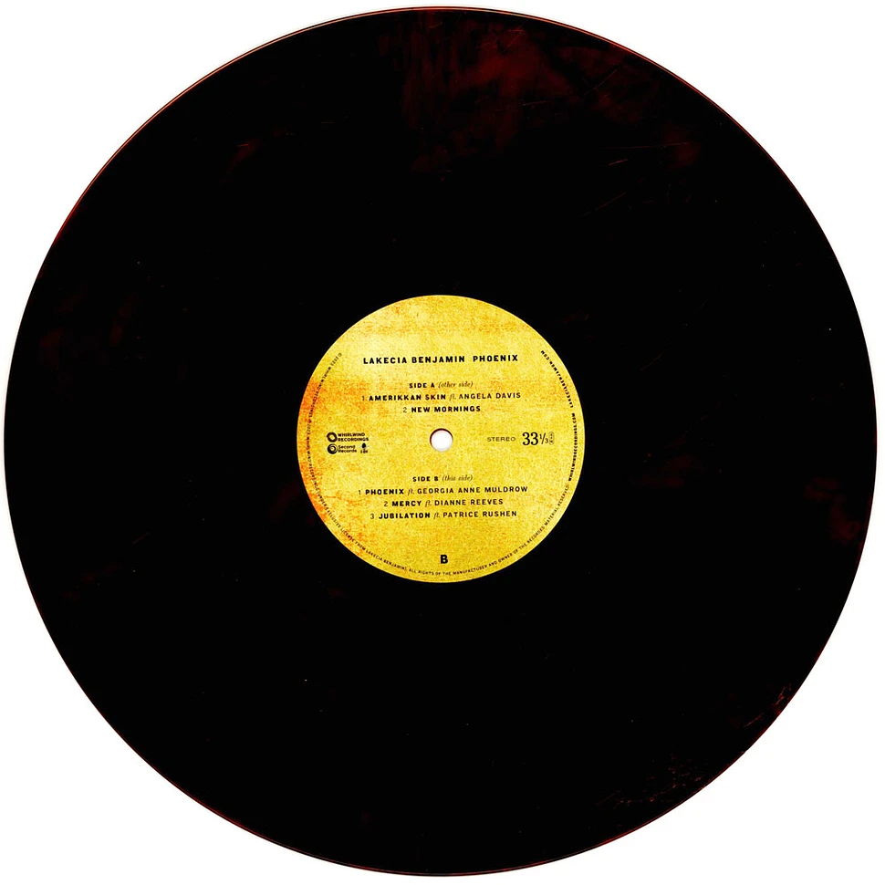 Lakecia Benjamin - Phoenix Limited red Marbled Vinyl Edition