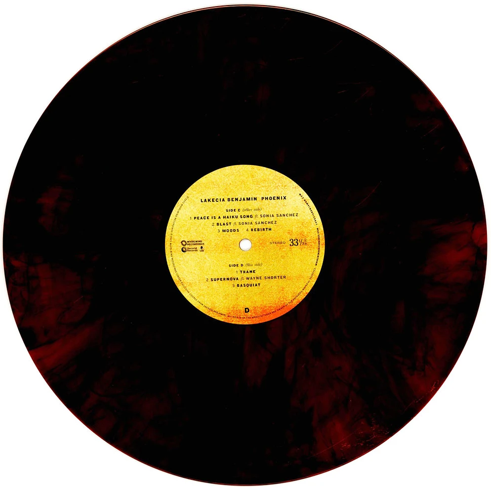 Lakecia Benjamin - Phoenix Limited red Marbled Vinyl Edition