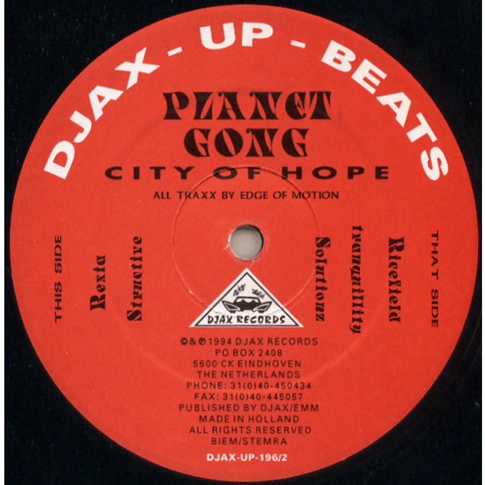 Planet Gong - City Of Hope