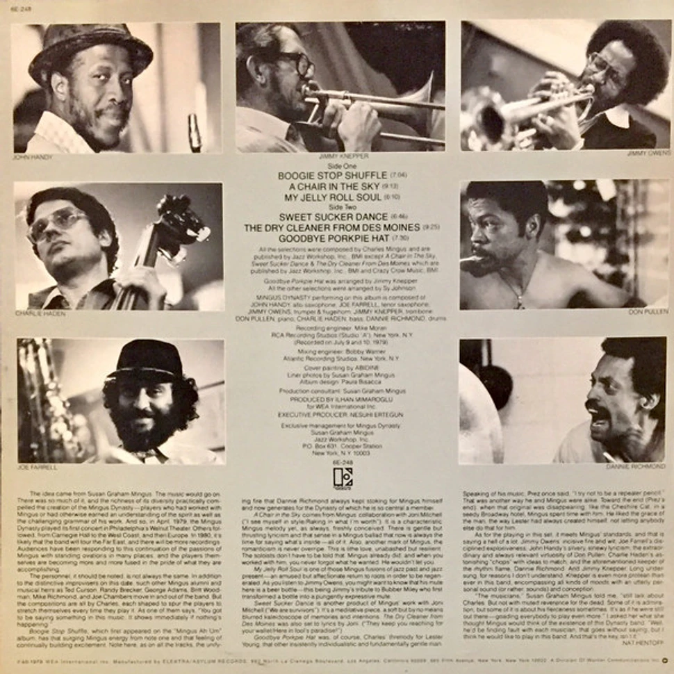 Mingus Dynasty, Joe Farrell, Charlie Haden, John Handy, Jimmy Knepper, Jimmy Owens, Don Pullen, Dannie Richmond - Chair In The Sky