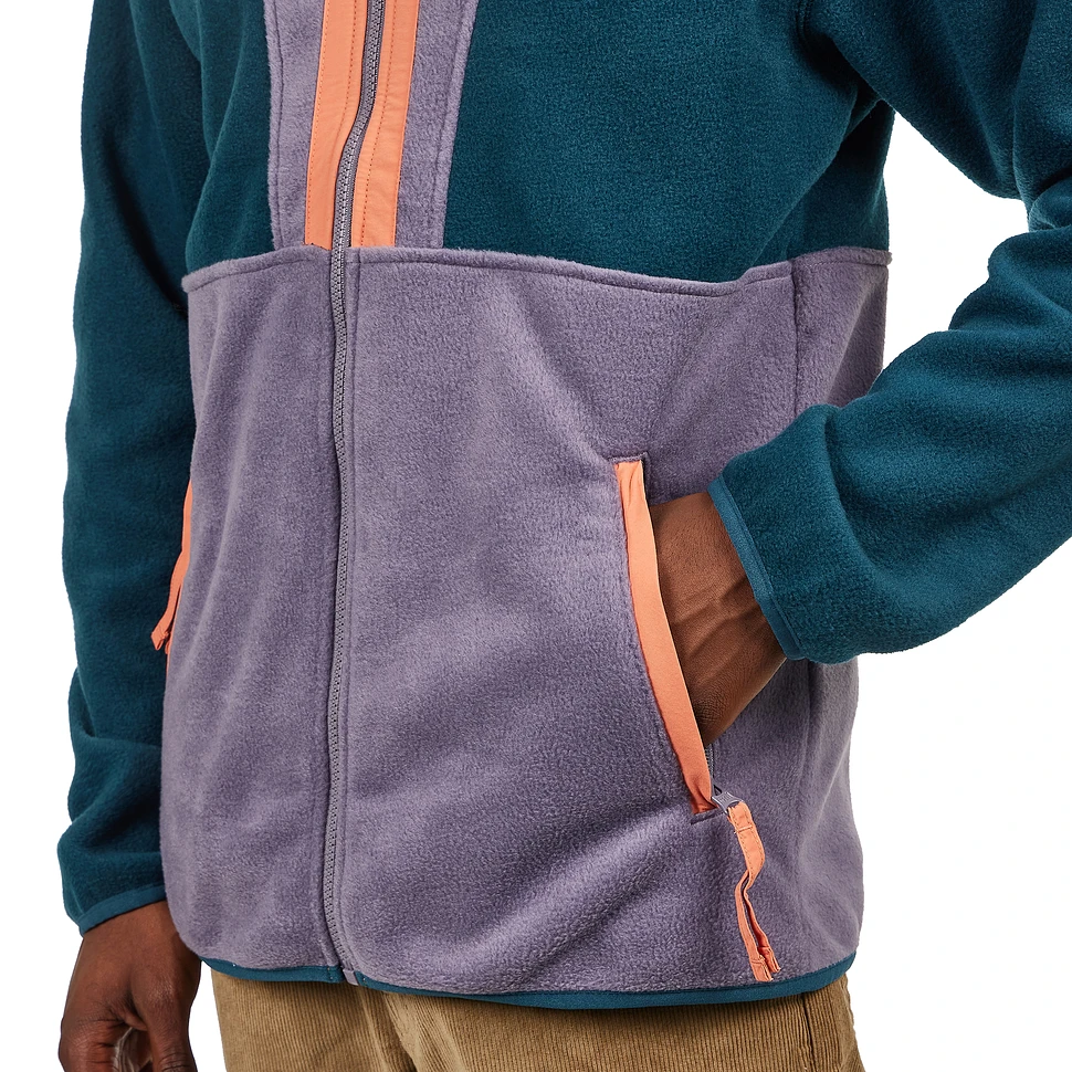 Columbia Back Bowl™ Full Zip Fleece - Night Wave/Granite Purple