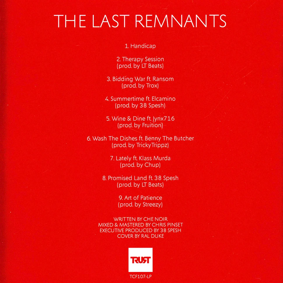 Che Noir - The Last Remnants