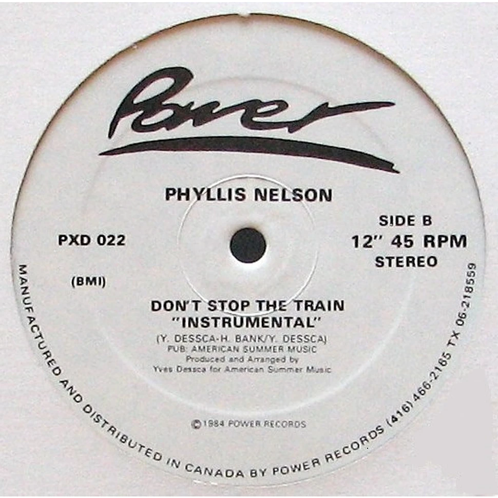 Phyllis Nelson - Don't Stop The Train