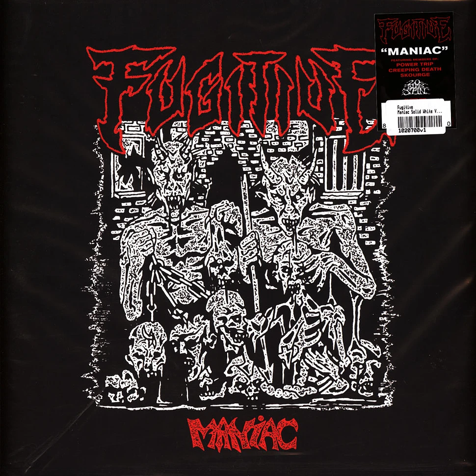 Fugitive - Maniac Solid White Vinyl Edition