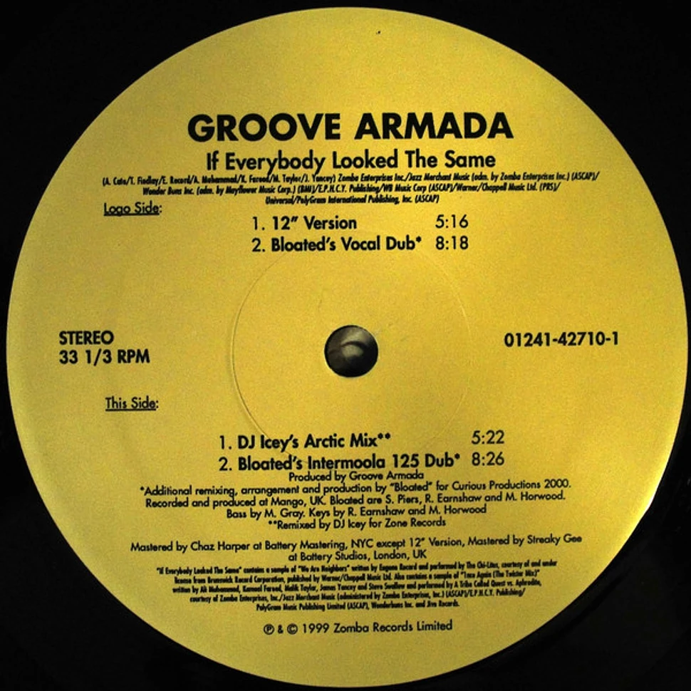 Groove Armada - If Everybody Looked The Same (New Remixes From DJ Icey & Bloated)