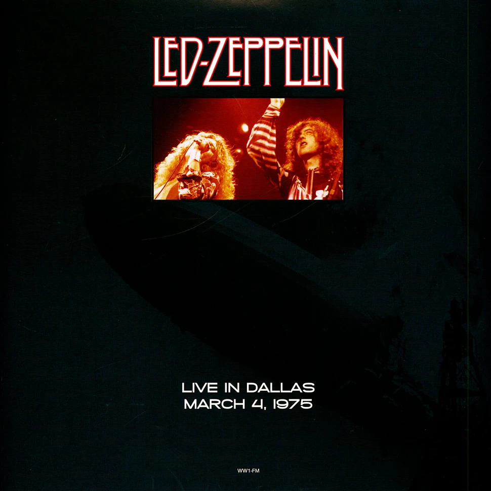 Led Zeppelin - Live In Dallas 1975 Black Vinyl Edition