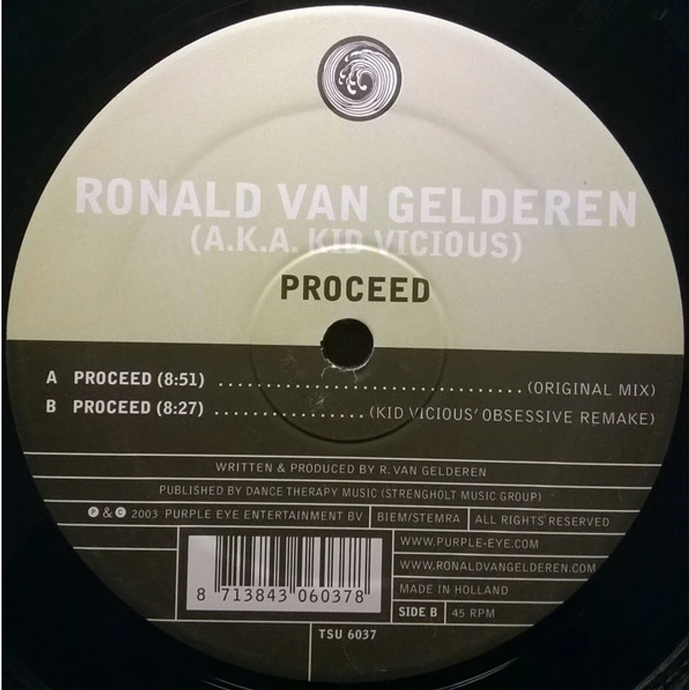 Ronald van Gelderen (A.K.A. Kid Vicious - Proceed