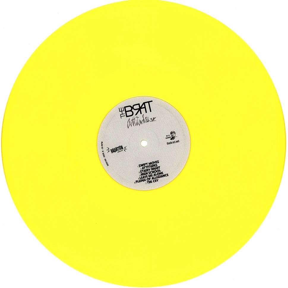 Brat - Attitudes "Lp" Yellow Splattered Vinyl Edition