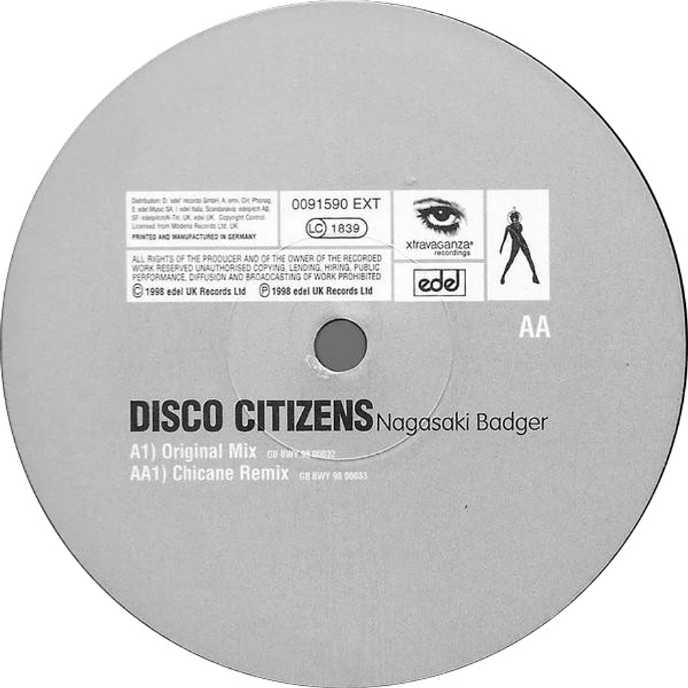 Disco Citizens - Nagasaki Badger