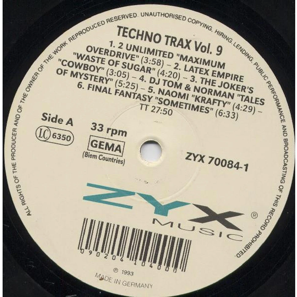 V.A. - Techno Trax Vol. 9