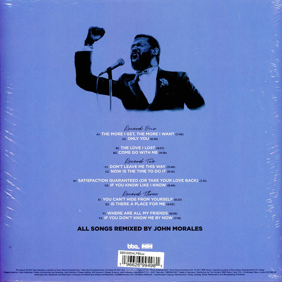 Teddy Pendergrass - The Voice (Remixed With Philly Love) Blue Vinyl Edition