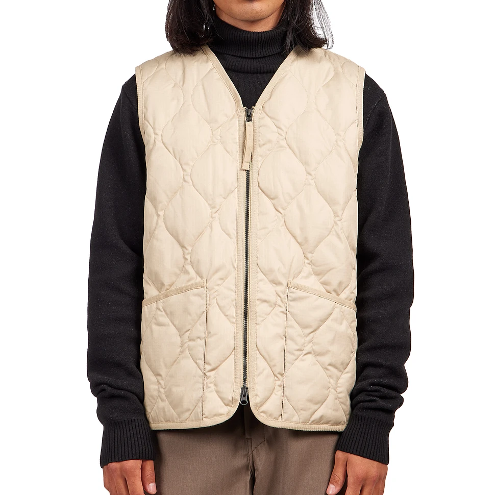 TAION - Military W-Zip V Neck Down Vest