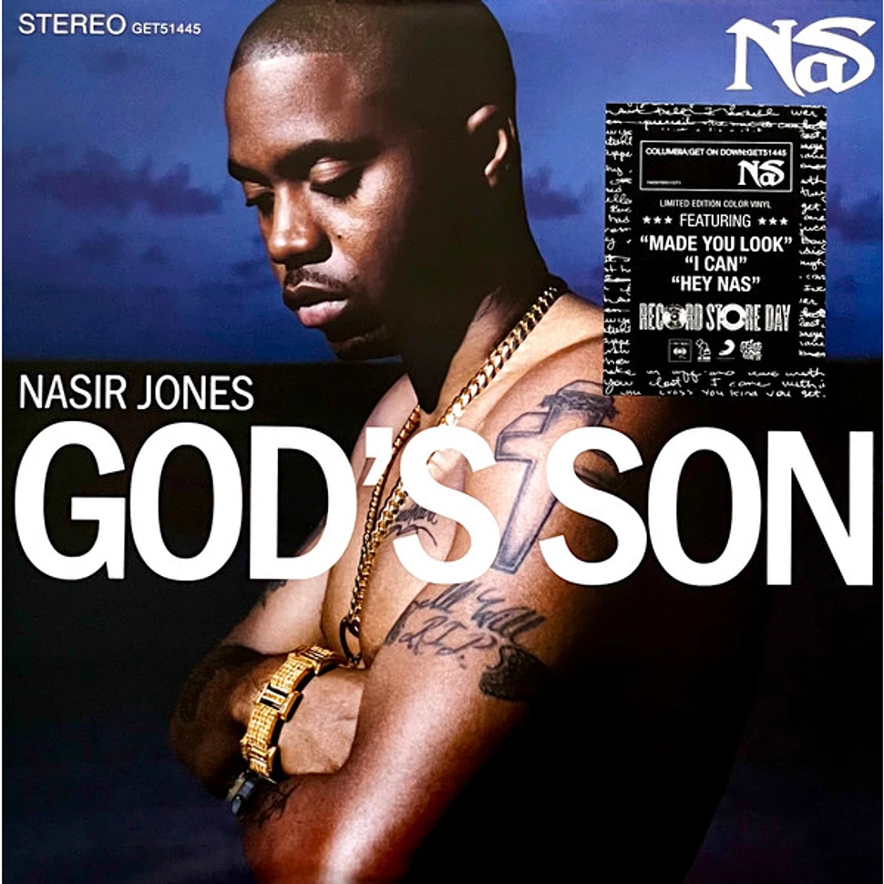 Nas Gods Son Blue And White Swirl Vinyl Edition Vinyl 2lp 2002