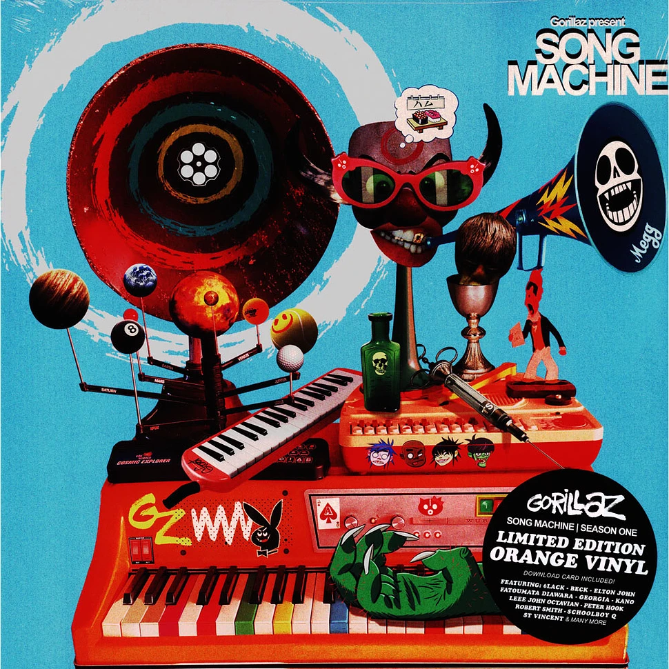 Gorillaz Song Machine Season One Colored Vinyl Edition Vinyl LP