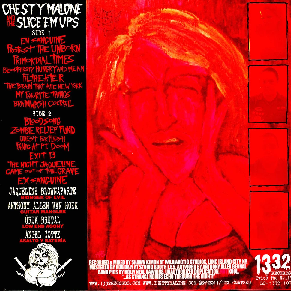 Chesty Malone And The Slice 'Em Ups - Torture Rock Black & Red Vinyl ...