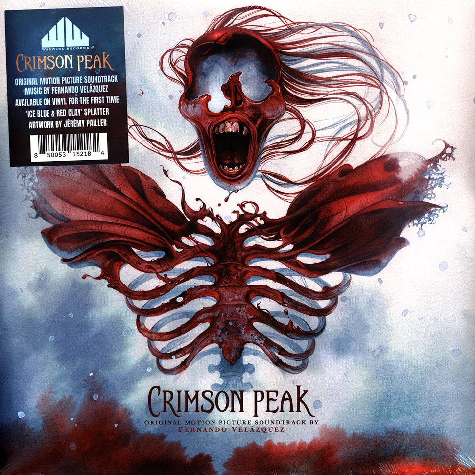 Fernando Velazquez - OST Crimson Peak Ice Blue & Red Clay Vinyl Edition