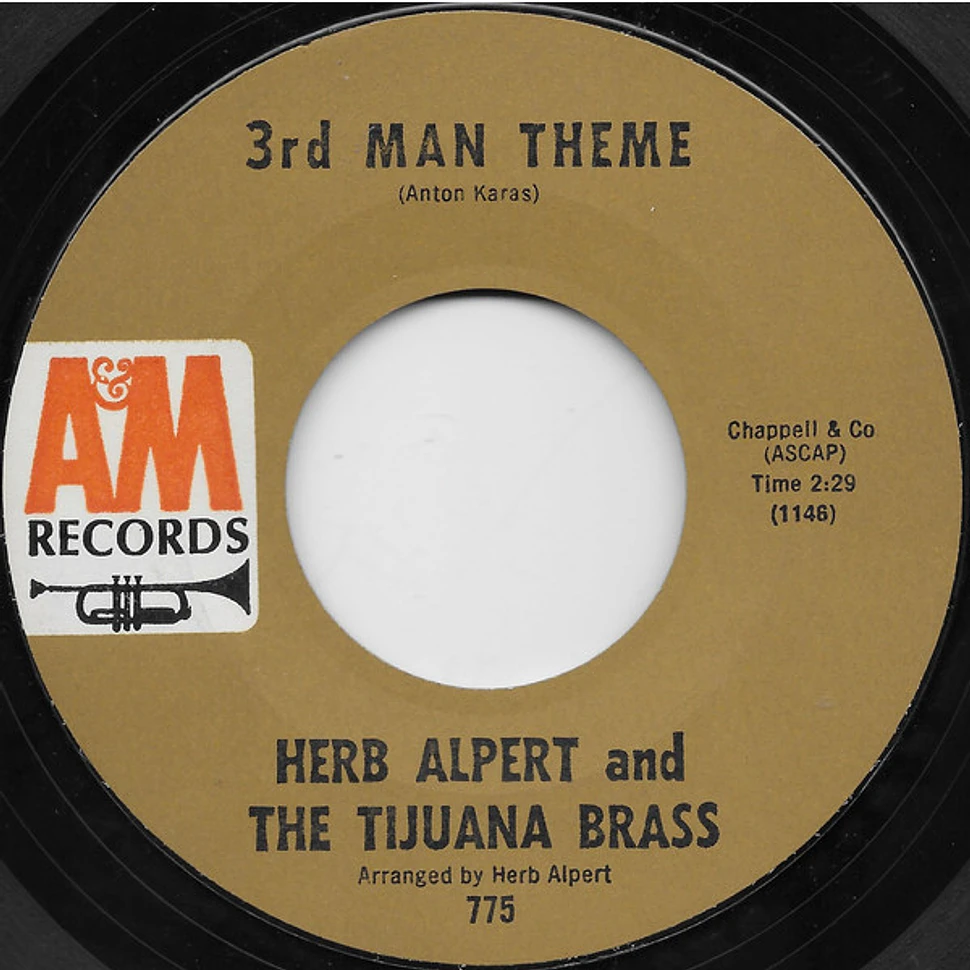 Herb Alpert & The Tijuana Brass 3rd Man Theme Herb Alpert & The Tijuana Brass - Taste Of Honey / 3rd Man Theme
