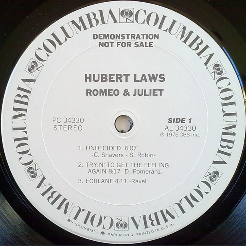 Hubert Laws - Romeo & Juliet