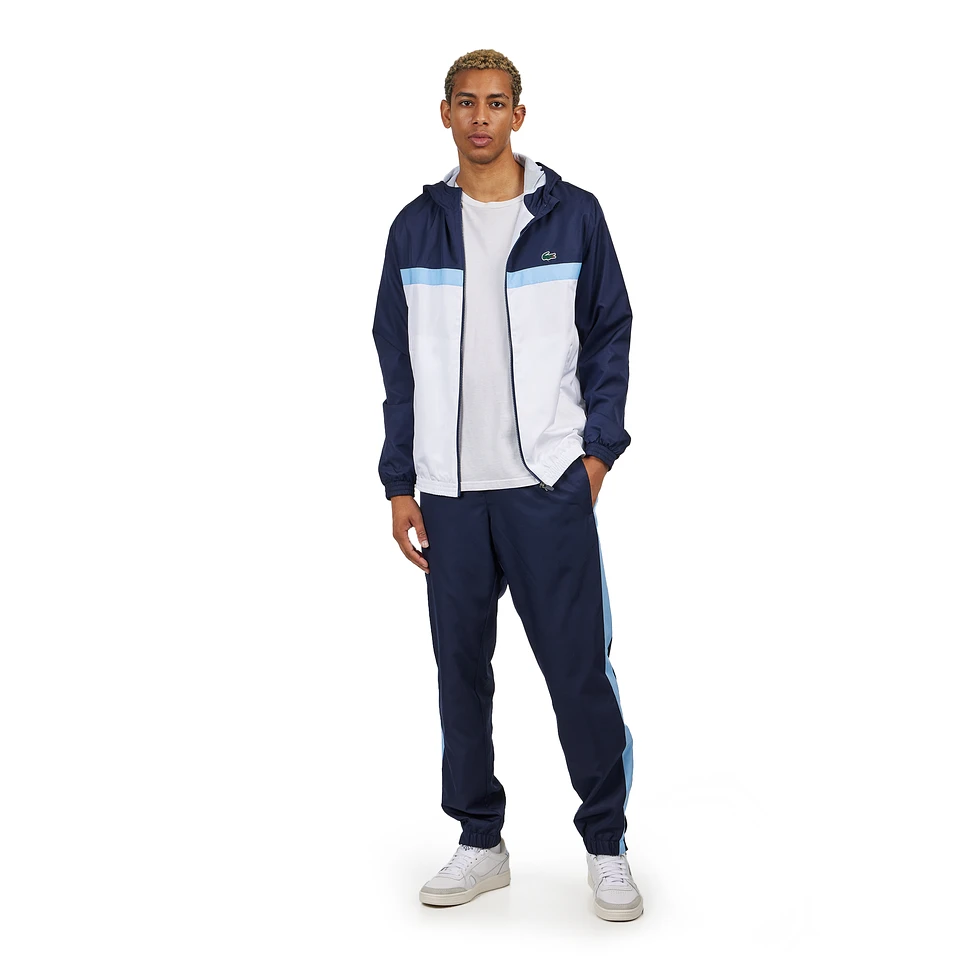 - White Lacoste HHV / Blue | Track Lacoste / Suit (Navy Overview)