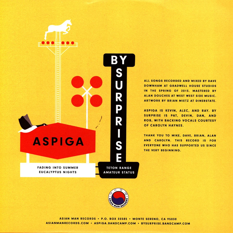 Aspiga / By Surprise - Split 7"