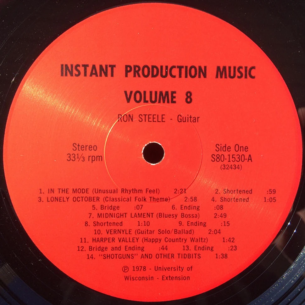 Ron Steele - Instant Production Music, Volume 8: Guitar