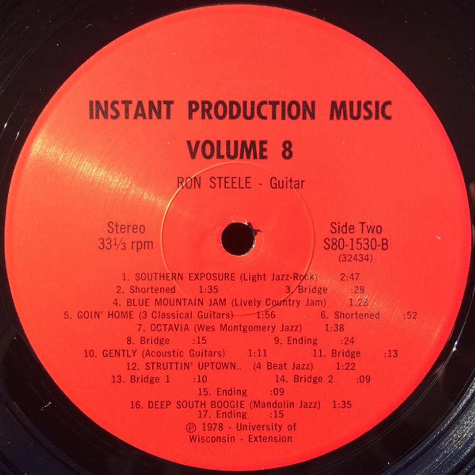 Ron Steele - Instant Production Music, Volume 8: Guitar