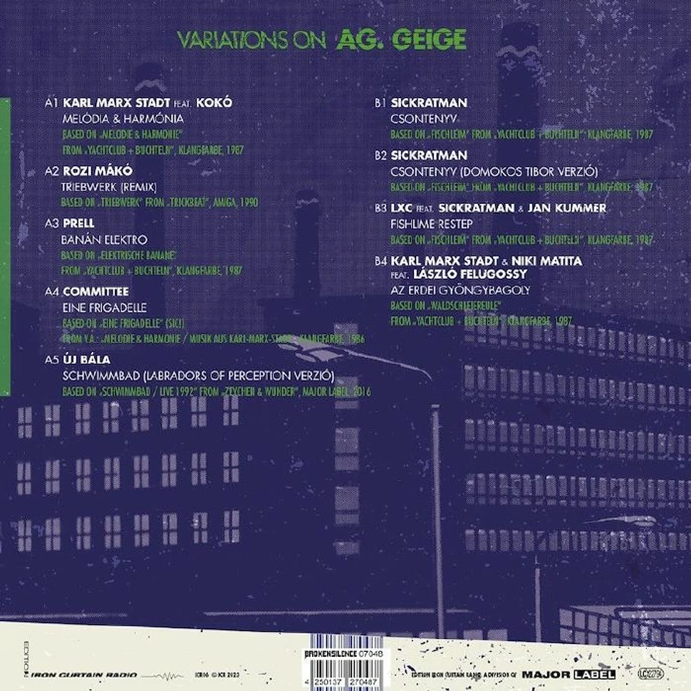 V.A. - Ba(A)D Schandau Express Vol.2 - The Hungarian-German Art Pop Tribute EP