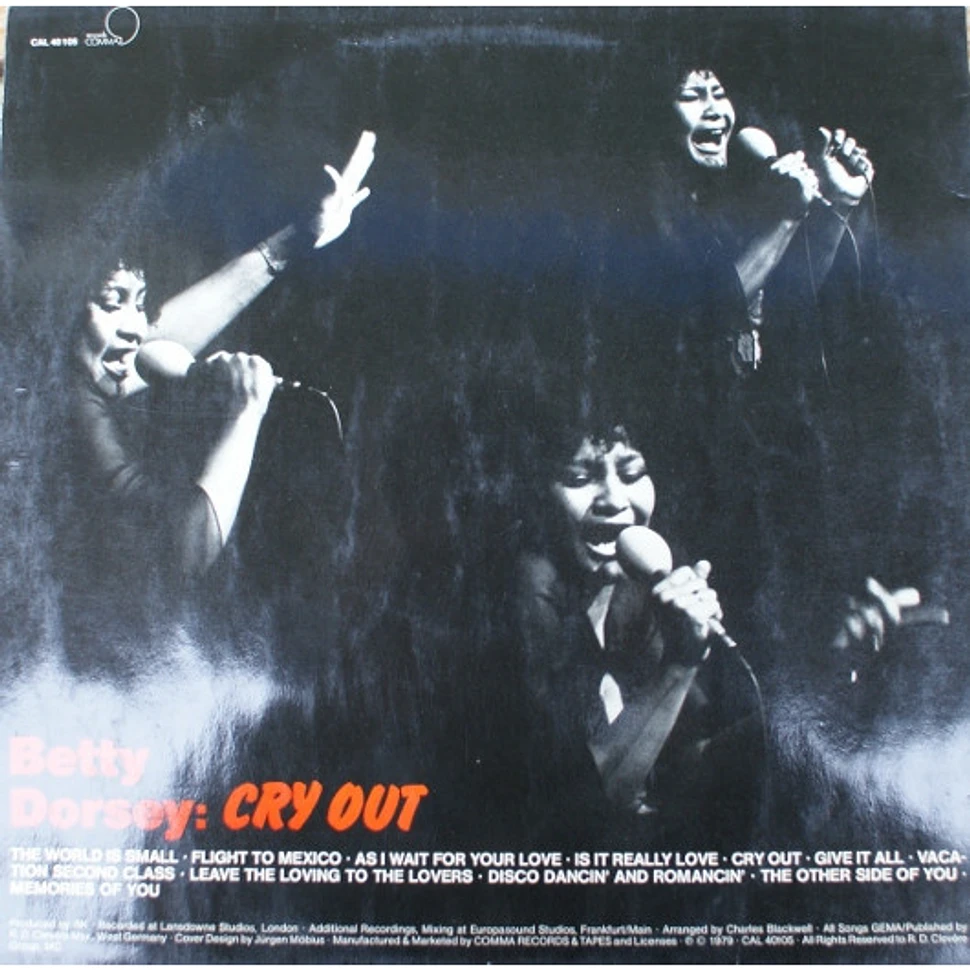 Betty Dorsey - Cry Out