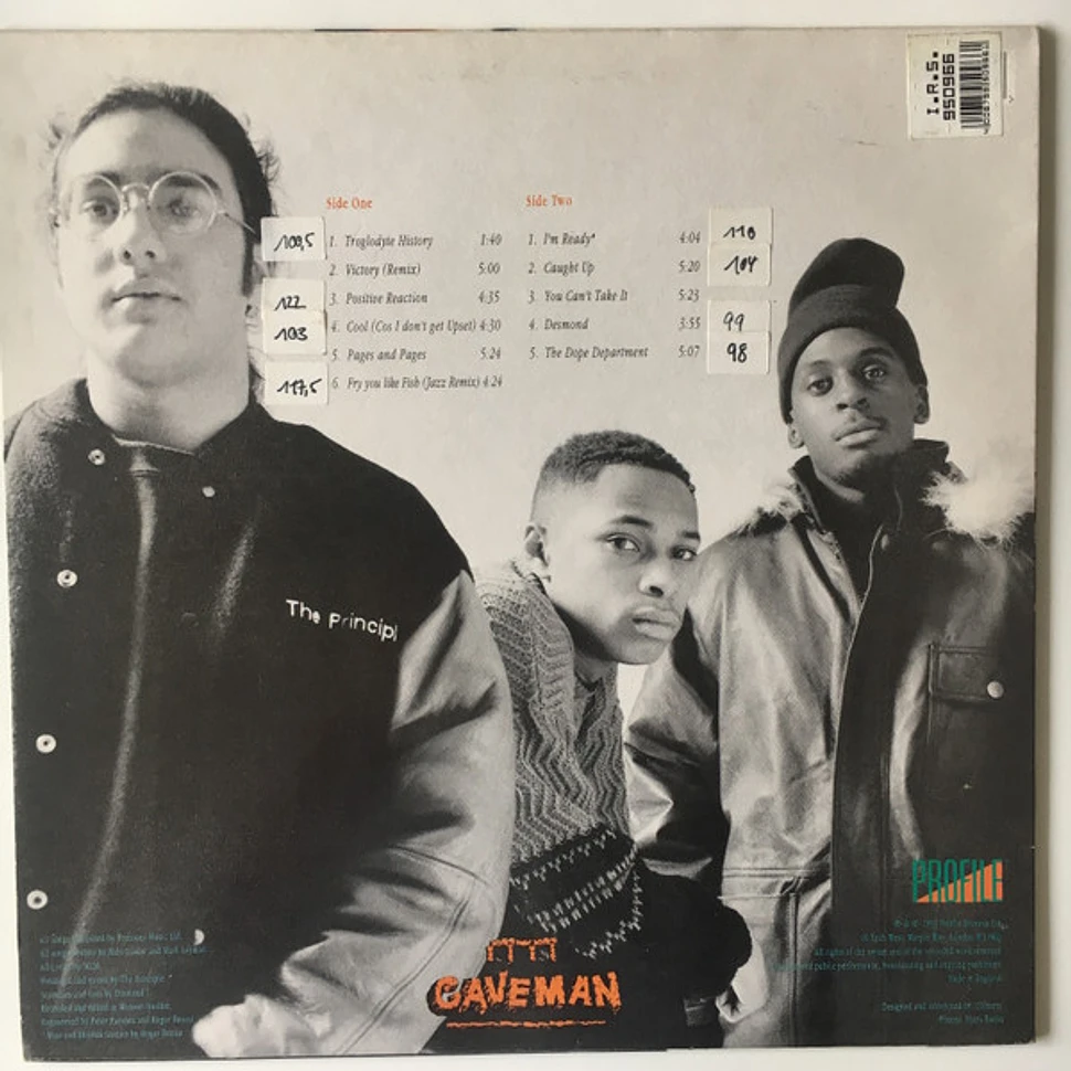 Caveman - Positive Reaction - Vinyl LP - 1991 - UK