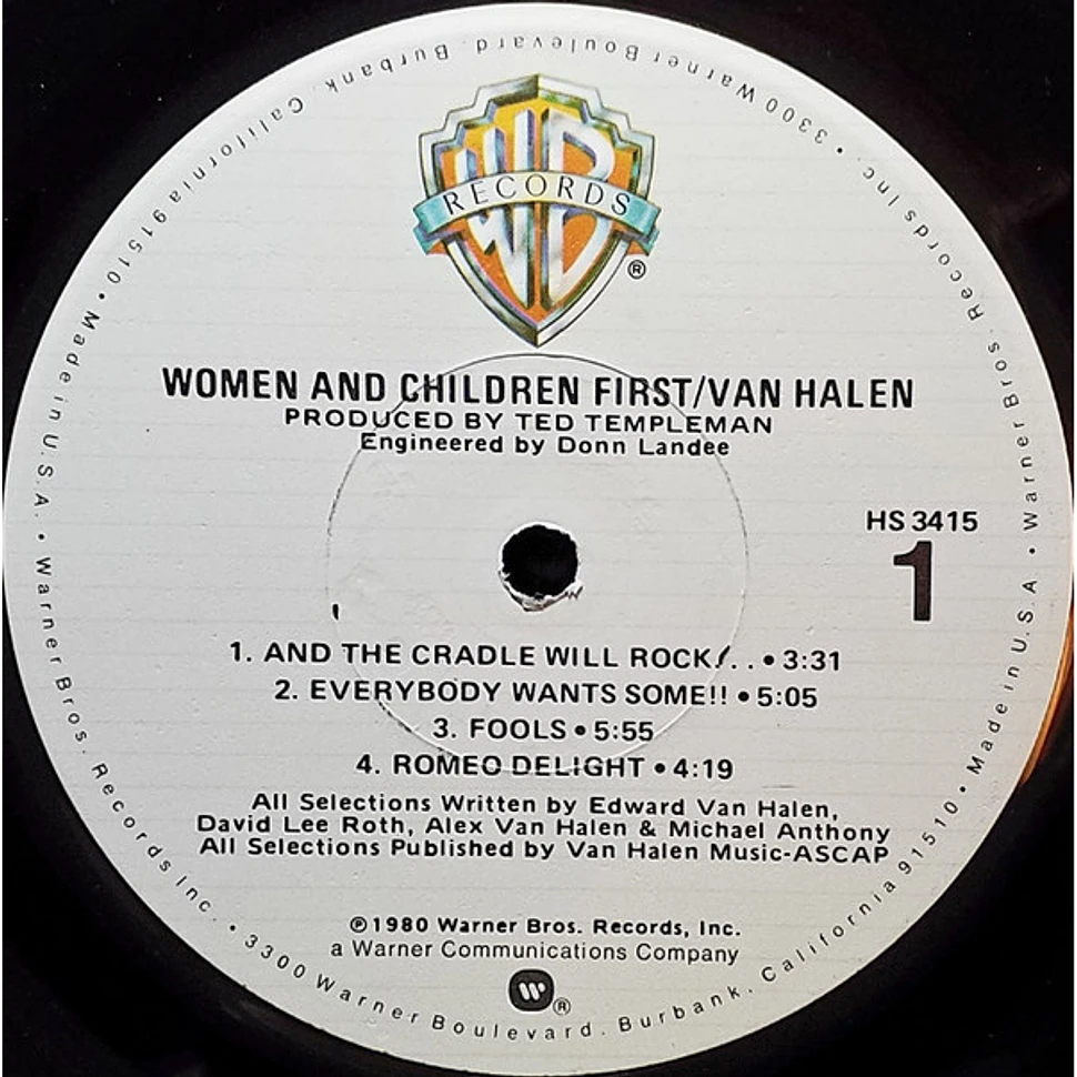 Van Halen - Women And Children First