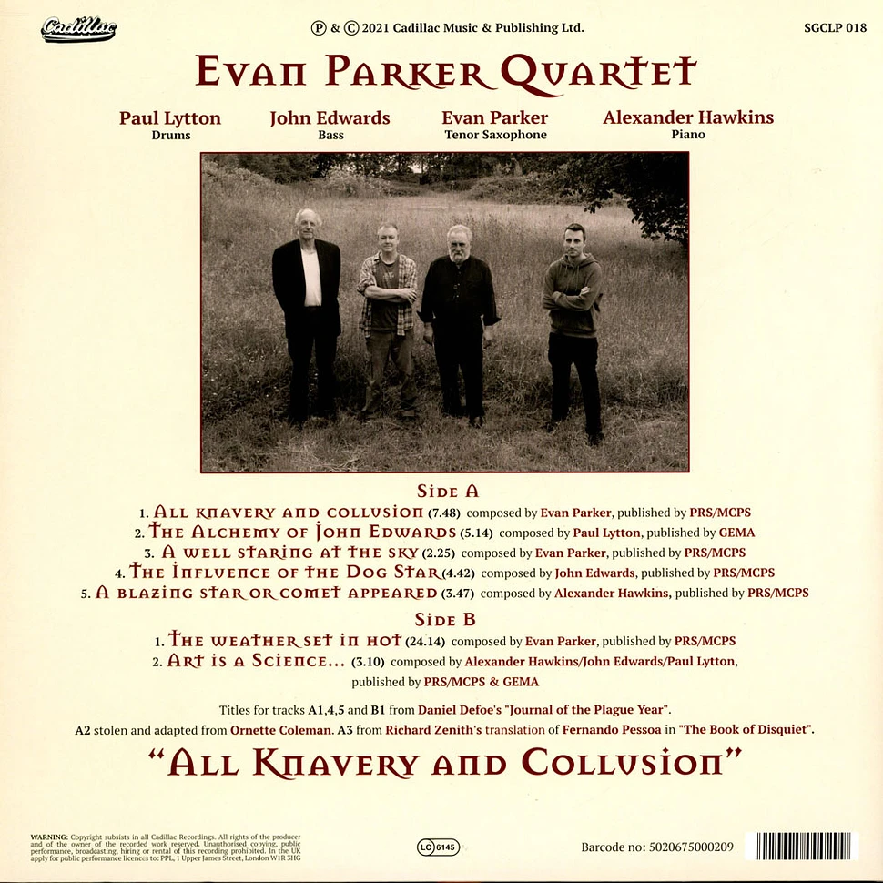 Evan Parker Quartet - All Knavery & Collusion