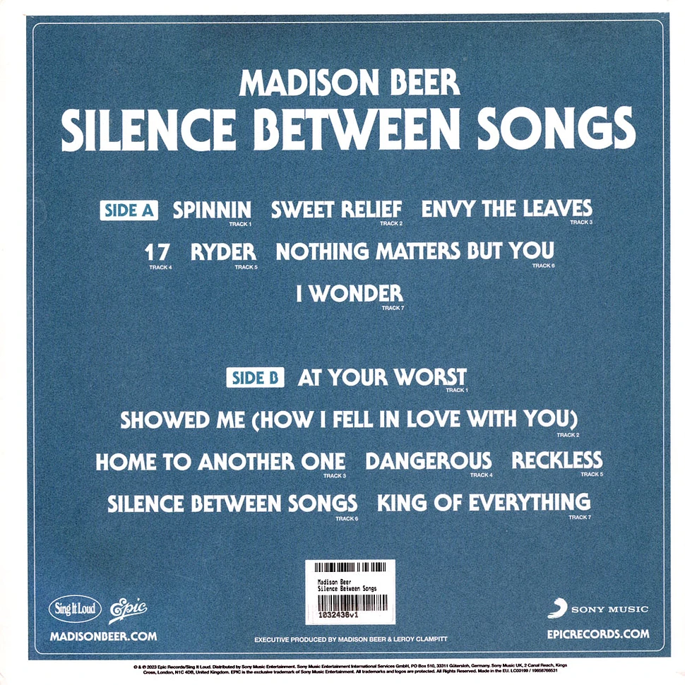 Silence Between Songs (Tradução Em Português) – Madison Beer
